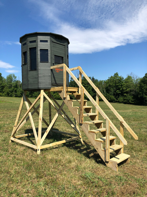 360 Pro on 8' wood tower stand