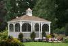 12 x 16 Pavilion • Screens, window cupola, cedar shingles