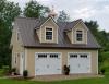 20' x 28' Elite Garage with LP Smartside Siding and Standing Seam Roofing